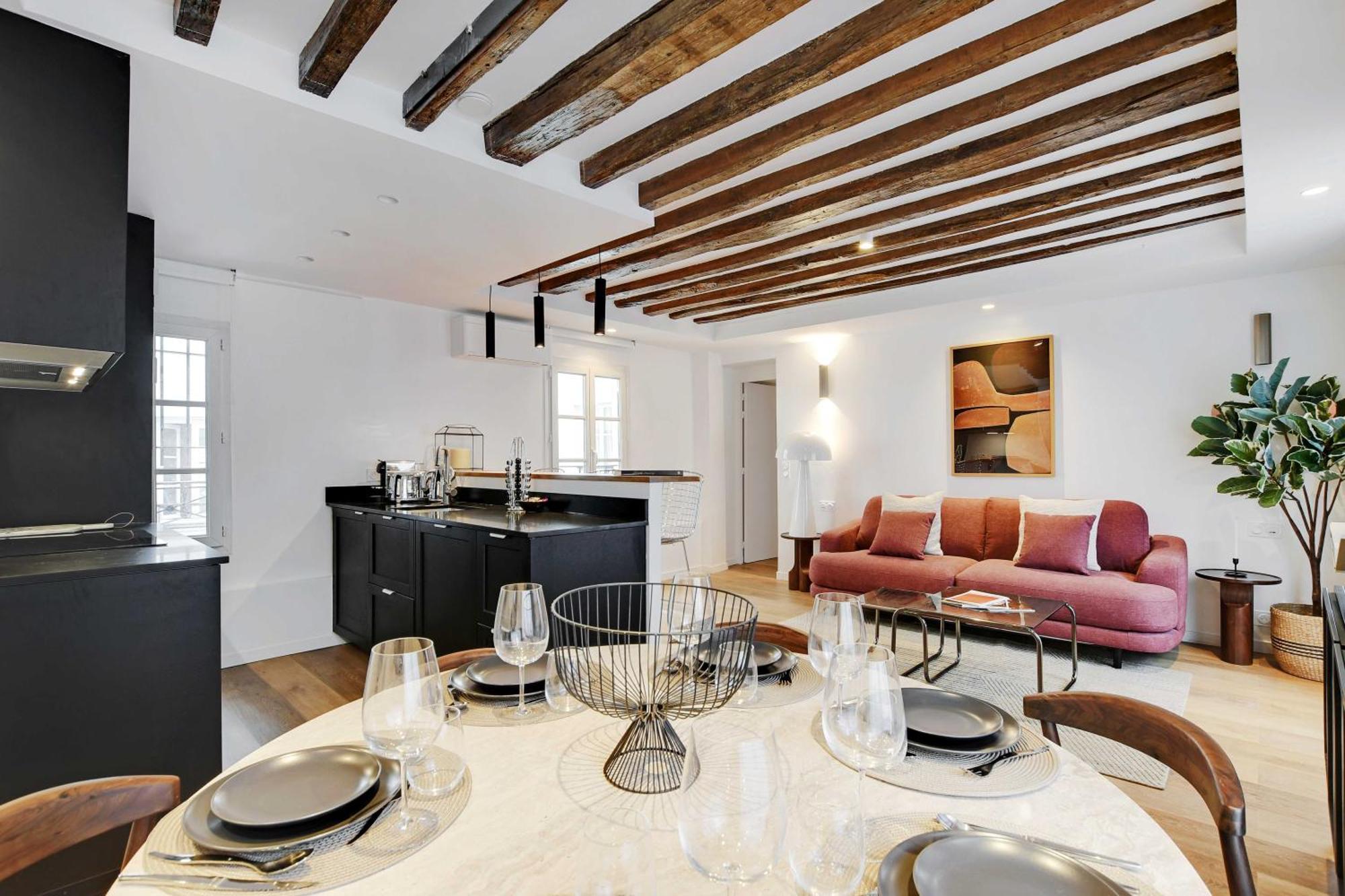 Modern - 3br-8p - Le Marais-bastille Appartement Parijs